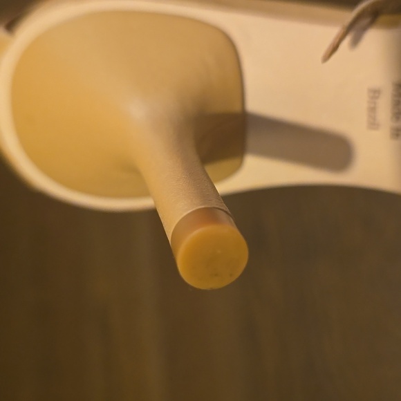 Reformation Gigi Strappy Mid Heeled Sandals, Color Buff, Retail Price $278.00US - Picture 16 of 16